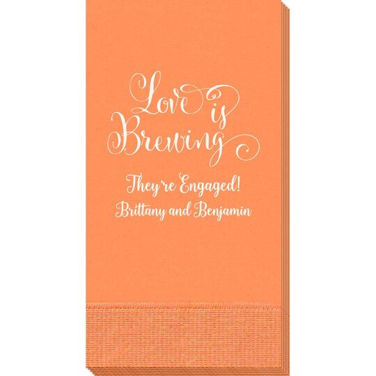 Love is Brewing Guest Towels